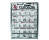 Calendario Tipo Placa